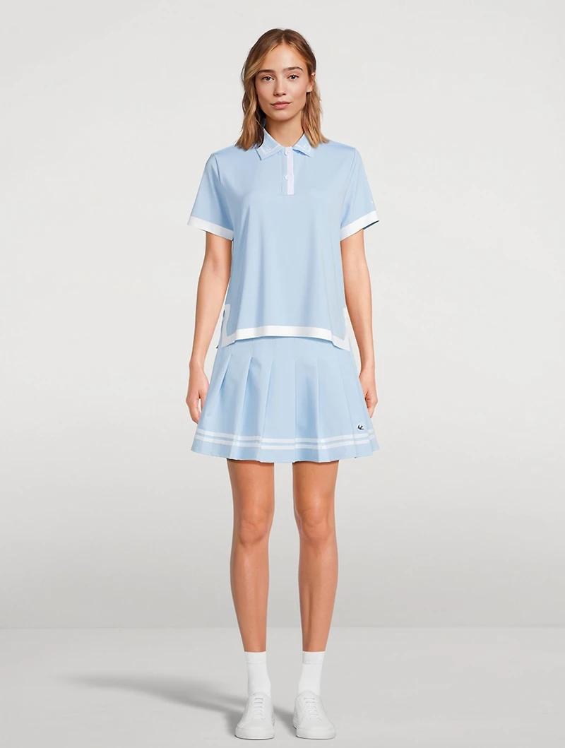 Tech Jersey Boxy Polo Shirt