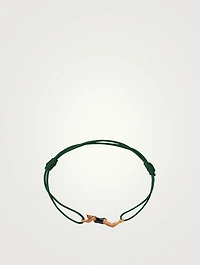 Nadadora Completo 9K Gold Enamel Cord Bracelet