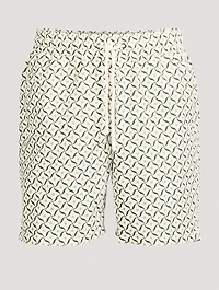 Santos Swim Shorts Lotus Print