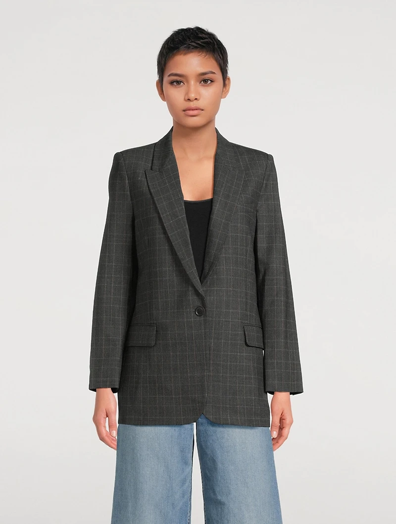 Diane Check Blazer
