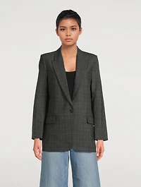 Diane Check Blazer