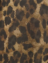 Gaia Silk Shirt Leopard Print