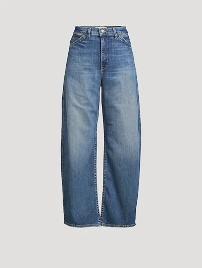 Tribeca Barrel-Leg Jeans