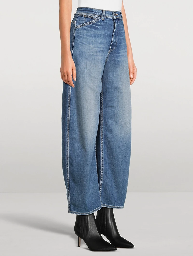 Tribeca Barrel-Leg Jeans