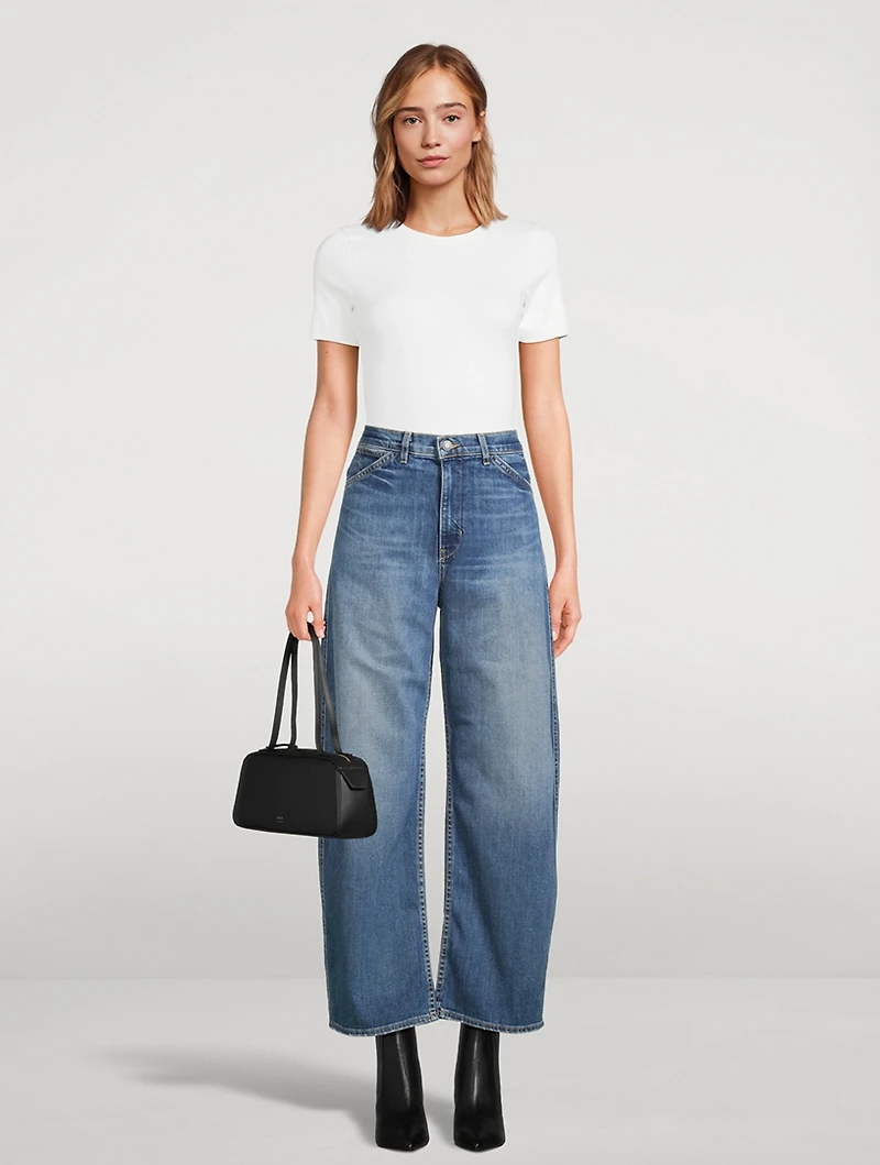 Tribeca Barrel-Leg Jeans