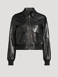 Redley Leather Bomber Jacket