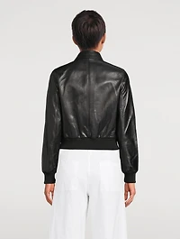 Redley Leather Bomber Jacket