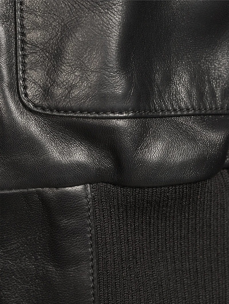Redley Leather Bomber Jacket