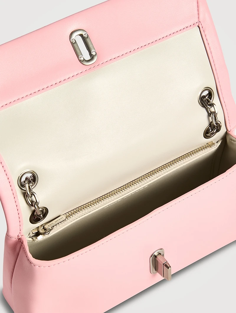 The Mini Dual Chain Leather Wallet
