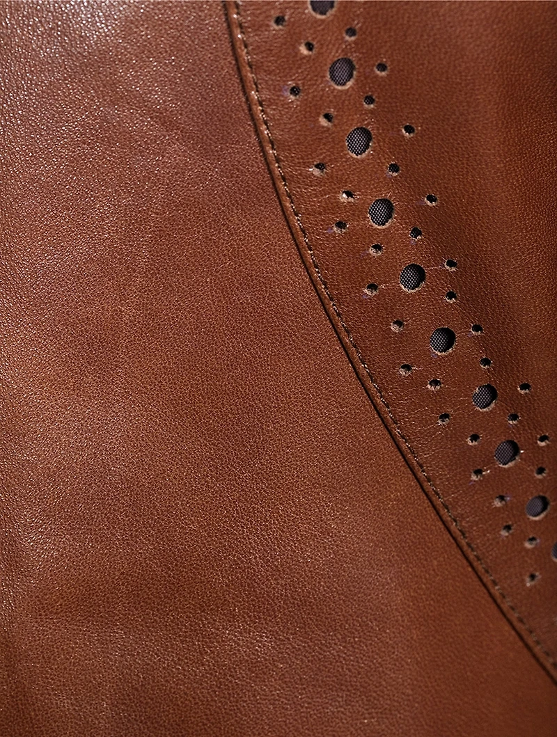 Juliette Leather Midi Dress