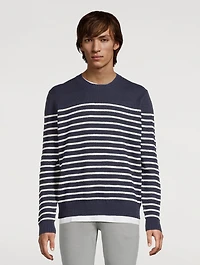Beaux Linen-Blend Sweater