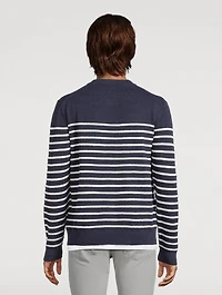 Beaux Linen-Blend Sweater