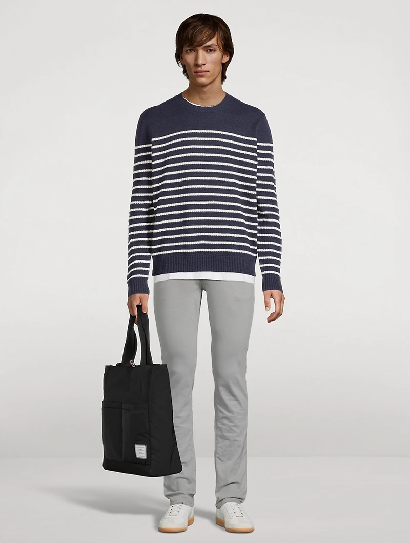 Beaux Linen-Blend Sweater