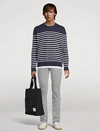 Beaux Linen-Blend Sweater