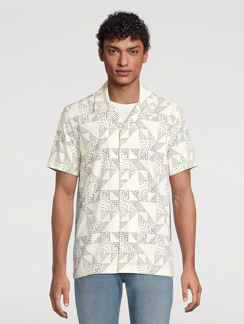 Medina Printed Short-Sleeve Shirt