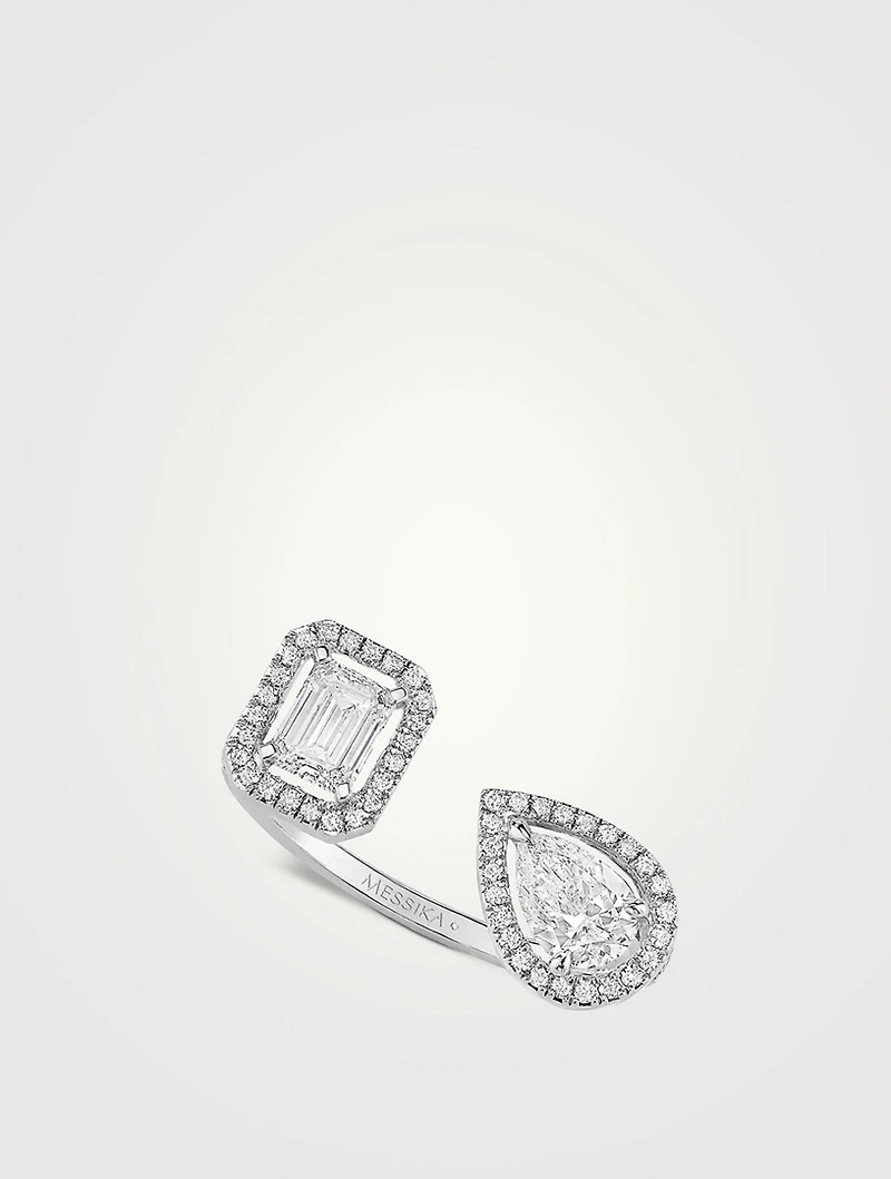 My Twin Toi & Moi White Gold Diamond Ring