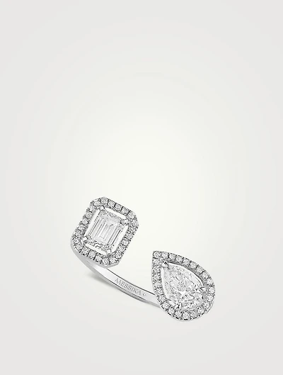 My Twin Toi & Moi White Gold Diamond Ring