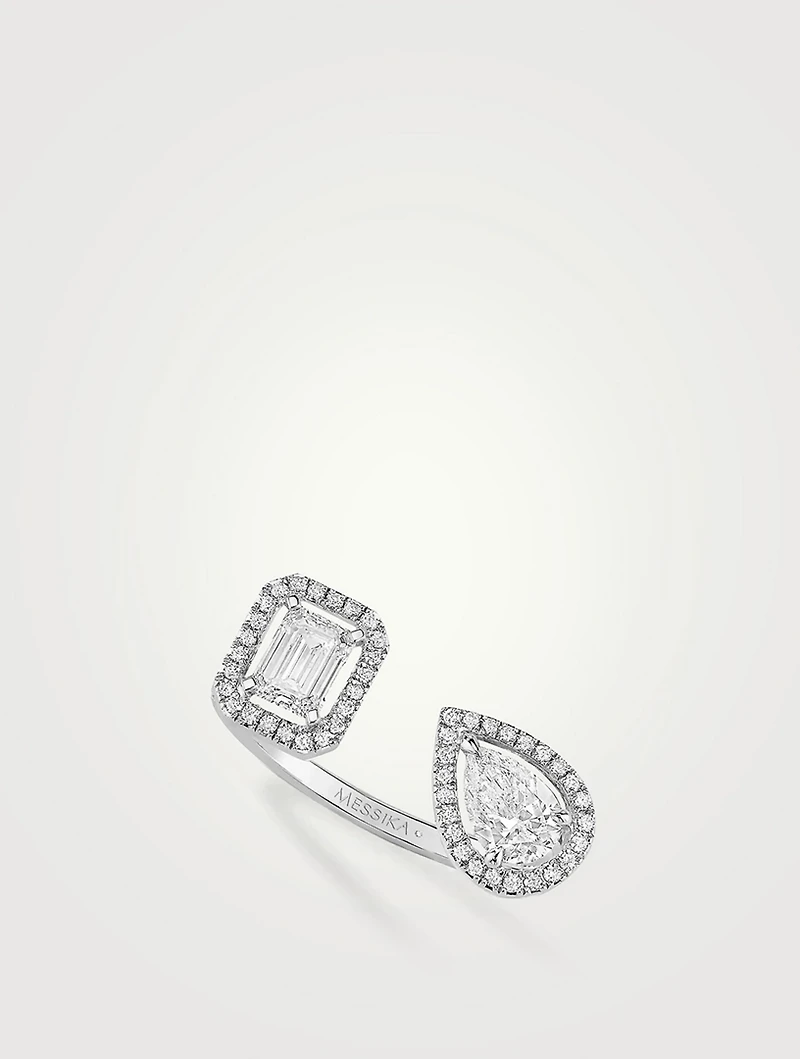 My Twin Toi & Moi White Gold Diamond Ring