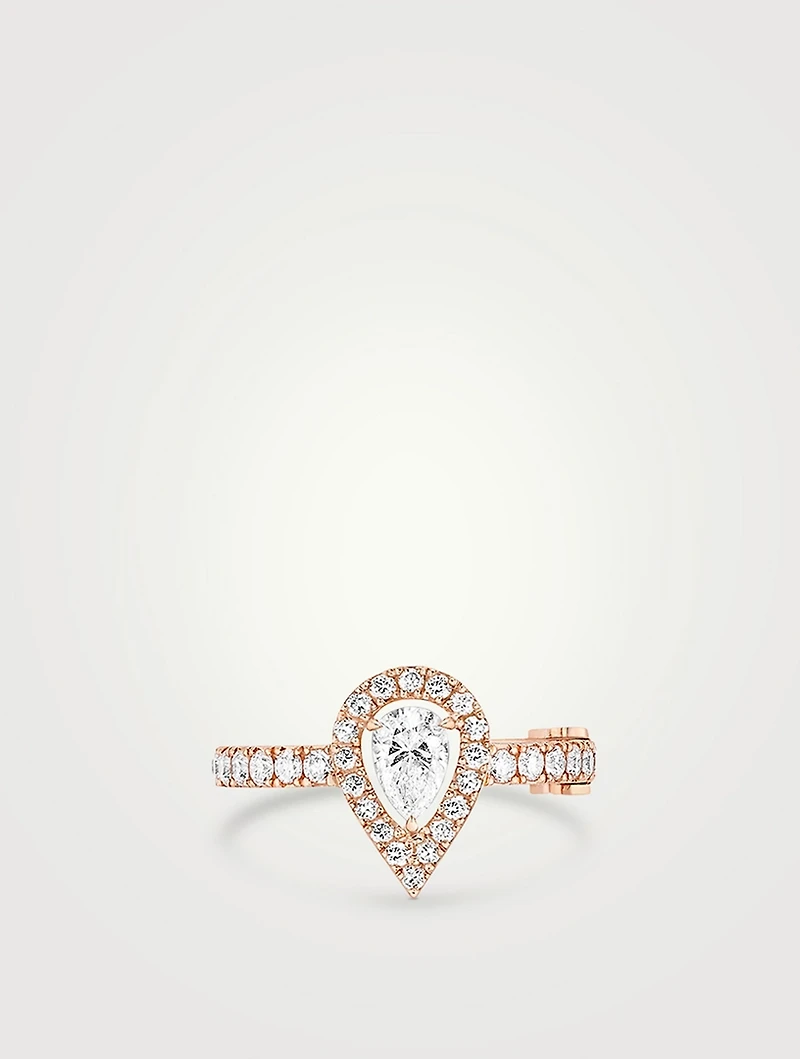 My Twin 18K Rose Gold Clip Earring With Diamonds