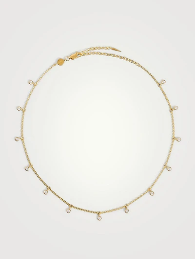 Interstellar Drop Choker Necklace