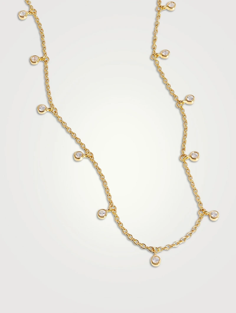 Interstellar Drop Choker Necklace