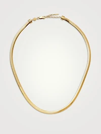 Flat Snake Chain Necklace