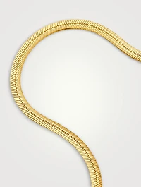 Flat Snake Chain Necklace