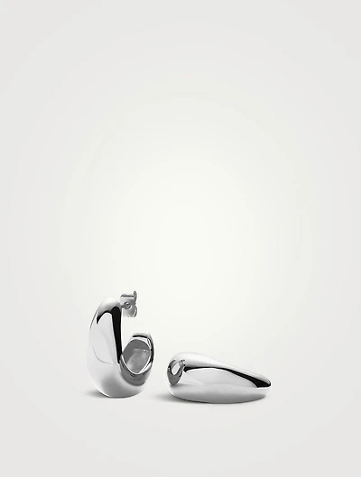 Medium Dome Hoop Earrings