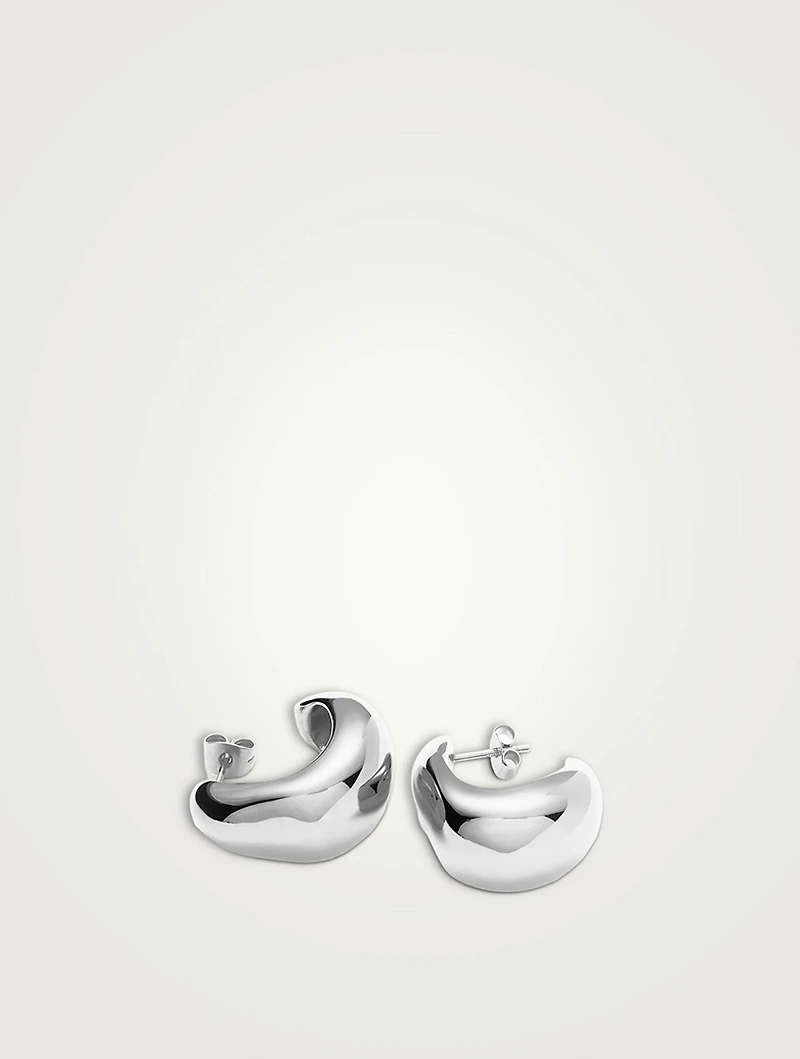 Medium Dome Hoop Earrings