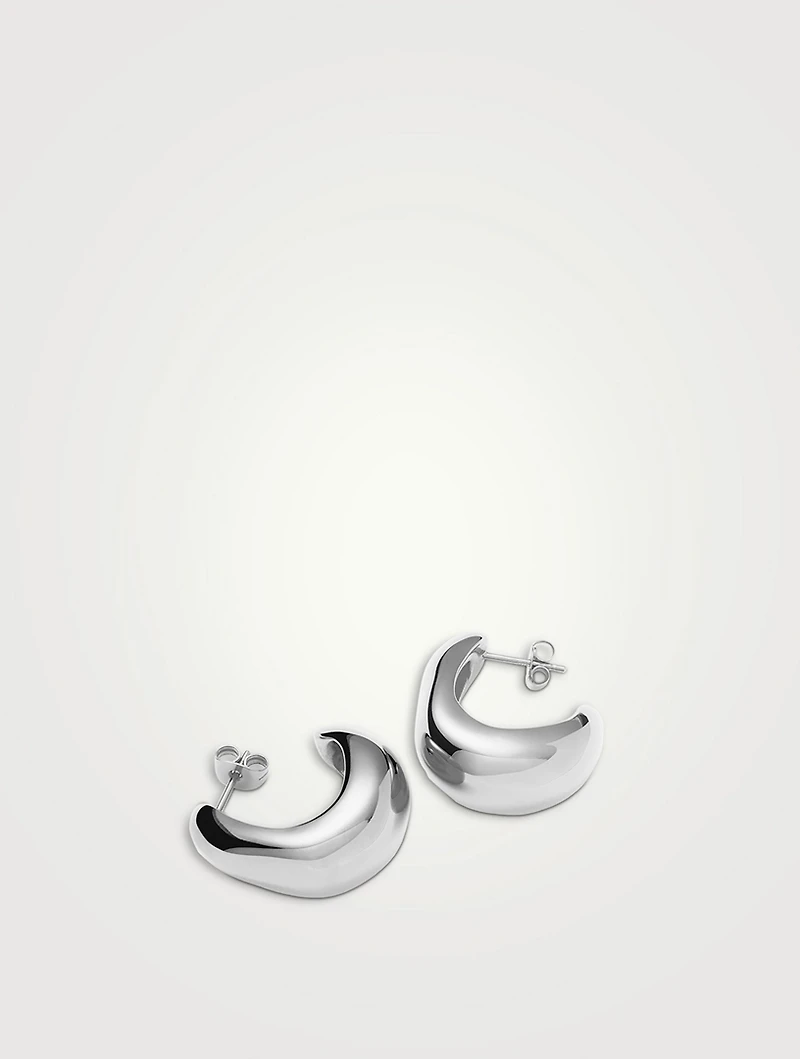 Medium Dome Hoop Earrings