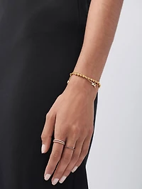 14K Gold Fine Slim Eternity Ring With Diamonds