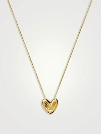 Puffy Heart Pendant Necklace