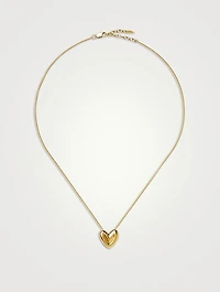 Puffy Heart Pendant Necklace