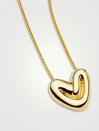 Puffy Heart Pendant Necklace