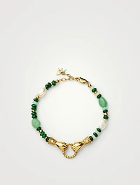 Harris Reed Good Hands Beaded Gemstone Bracelet
