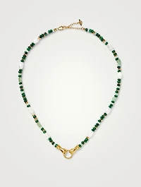 Harris Reed In Good Hands Beaded Gemstone Necklace