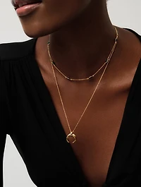 Lucy Williams Large Horn Pendant Necklace