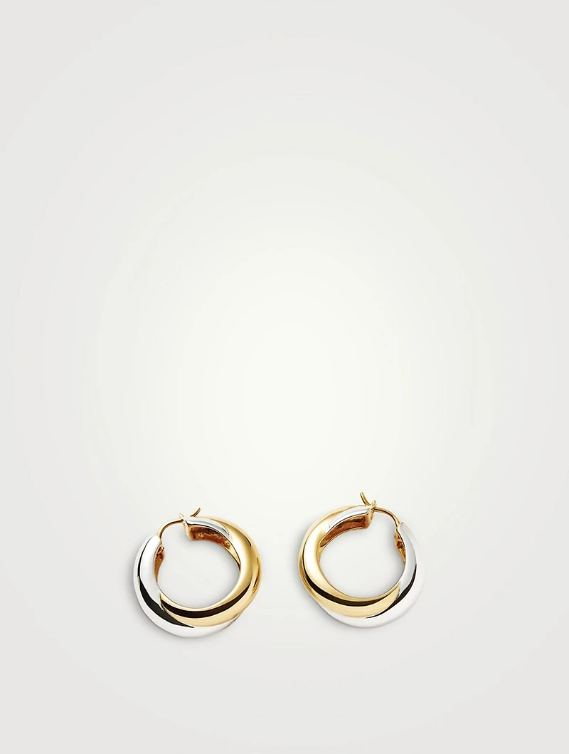 Medium Lucy Williams Chunky Entwine Hoop Earrings