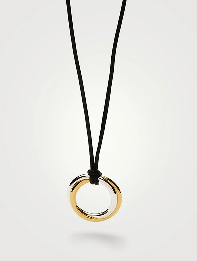 Lucy Williams Entwine Pendant Cord Necklace