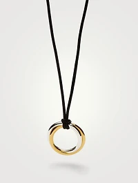 Lucy Williams Entwine Pendant Cord Necklace