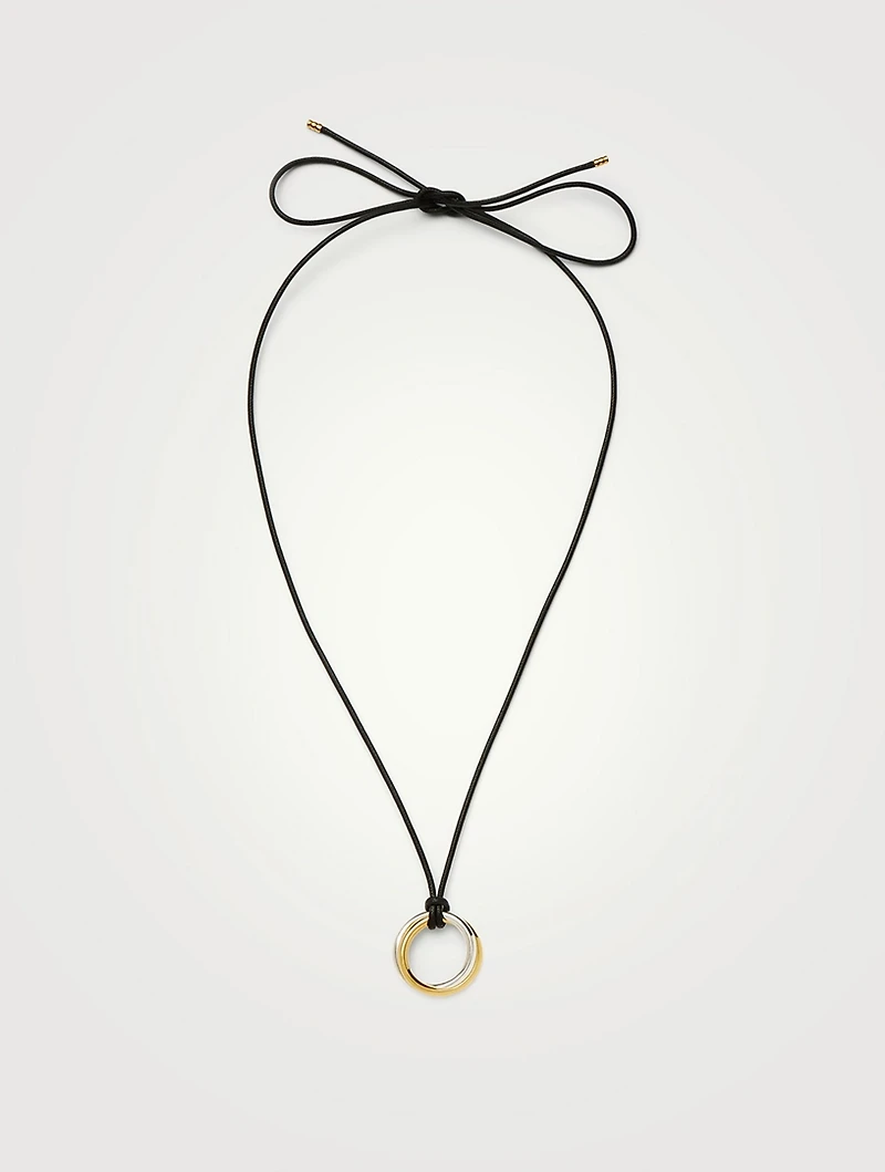 Lucy Williams Entwine Pendant Cord Necklace