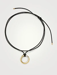 Lucy Williams Entwine Pendant Cord Necklace