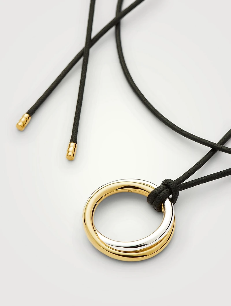 Lucy Williams Entwine Pendant Cord Necklace