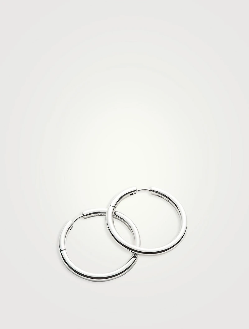 Medium Classic Tunnel Hoop Earrings