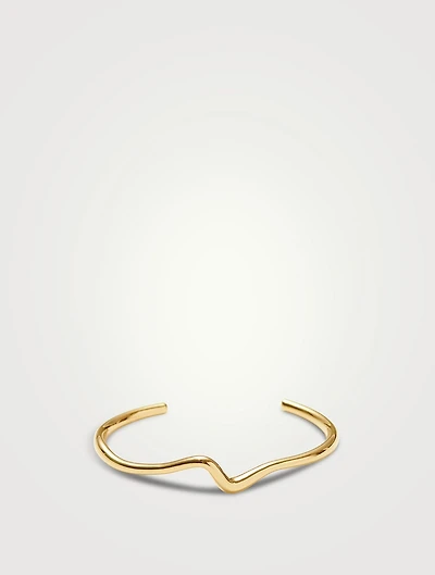 Molten Wave Cuff Bracelet