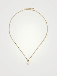 Baroque Pearl Twisted Chain Necklace