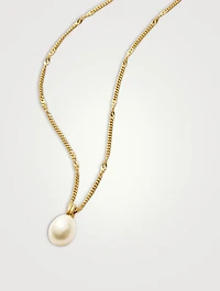 Baroque Pearl Twisted Chain Necklace
