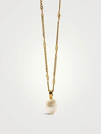Baroque Pearl Twisted Chain Necklace