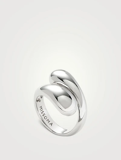 Savi Sculptural Crossover Ring