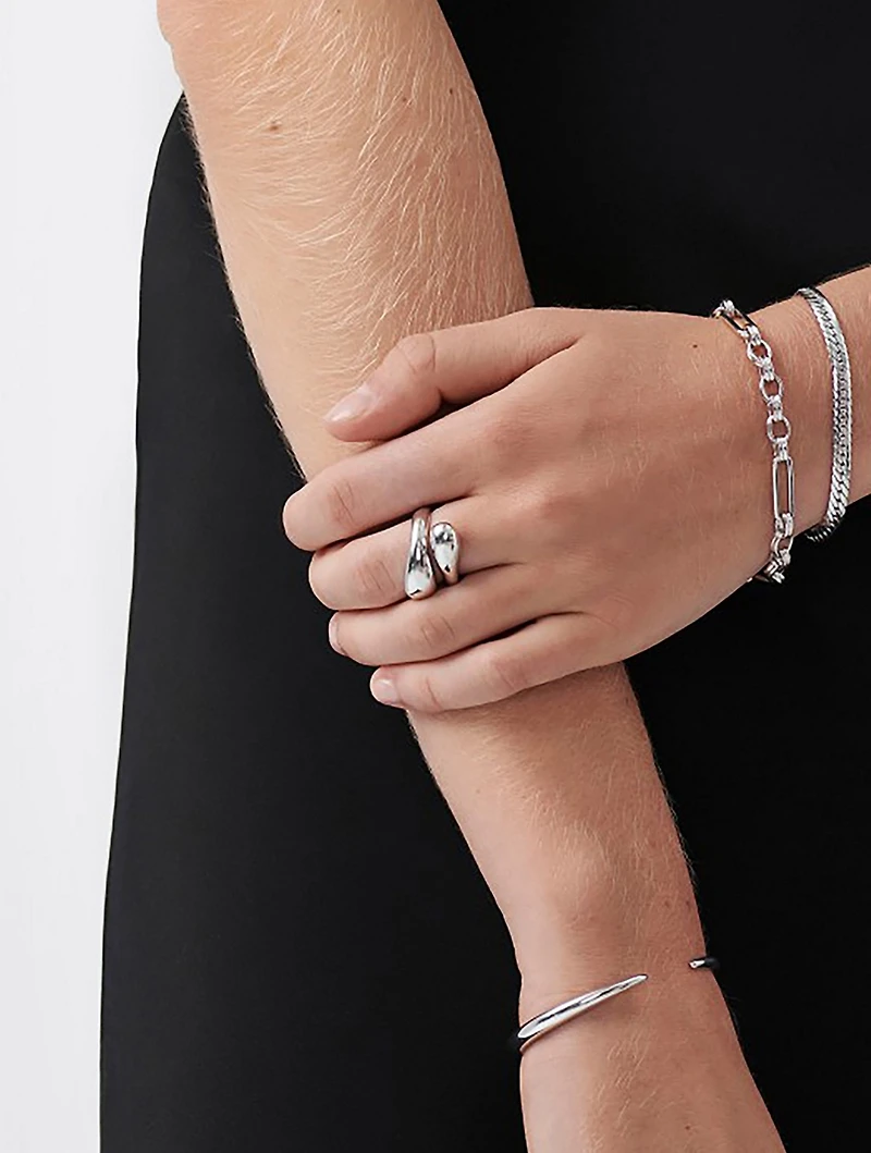 Savi Sculptural Crossover Ring